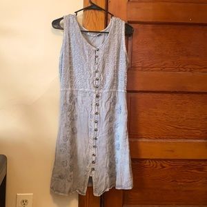 Raya Sun Boho Grey Dress Size Large